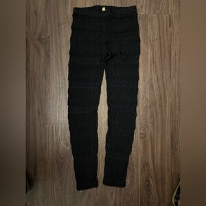 Free People Black Lace Detail Accessory XS